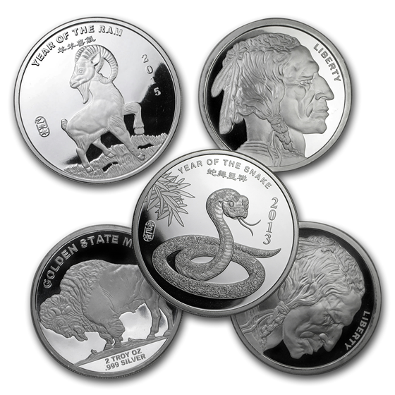 2 oz Silver Round - Secondary Market 2 oz Silver Round - Secondary Market